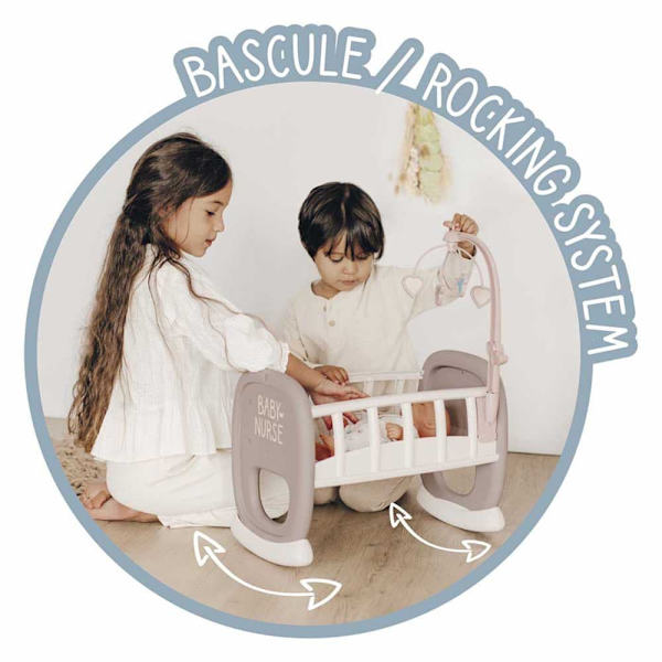 Smoby Keinuva Kehto Baby Nurse Bn Kirkas