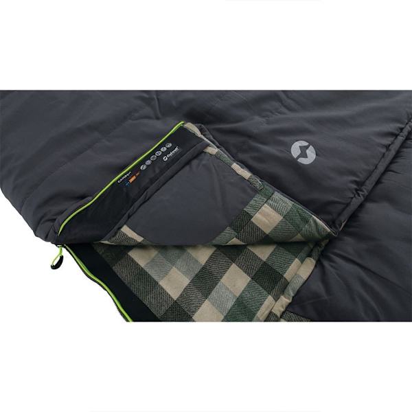 Outwell Sovsäck Camper Grå Long / Left Zipper
