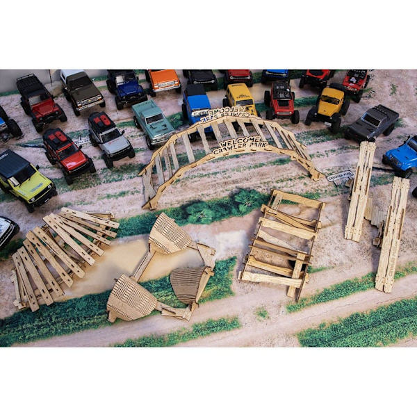 Crawler Park Forhindringer For Rc Welcome Kit 5 1/24 & 1/18 Gylden