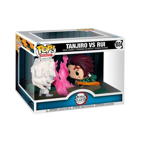 Funko Siffror Pop Kimetsu No Yaiba Demon Slayer Tanjiro Vv. Rui Flerfärgad
