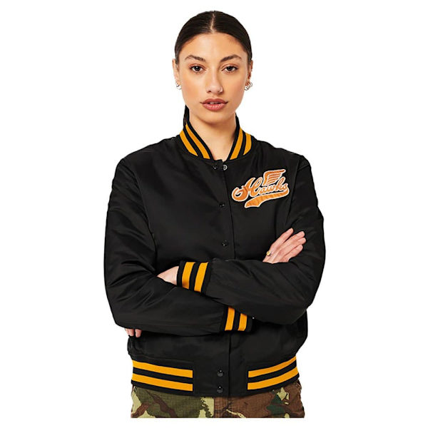 Superdry Jacka Vintage Varsity Bomber Svart XL Kvinna
