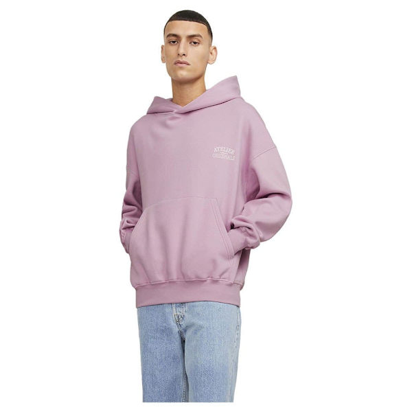 Jack & Jones Santorini Graphic Hættetrøje Rosa 2XL Mand