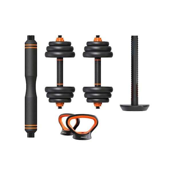 Xiaomi Håndvægt + Vægtstang + Kettlebell Sæt 10kg Sort 10 kg