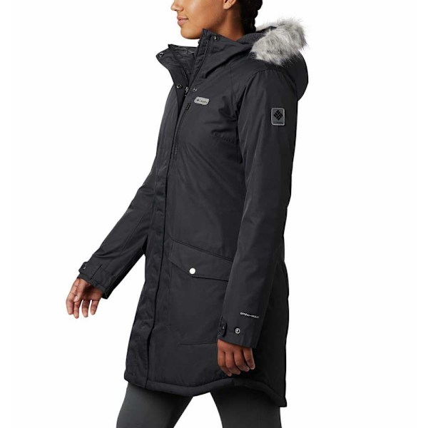Columbia Langt Isoleret Suttle Mountain Sort S Kvinde
