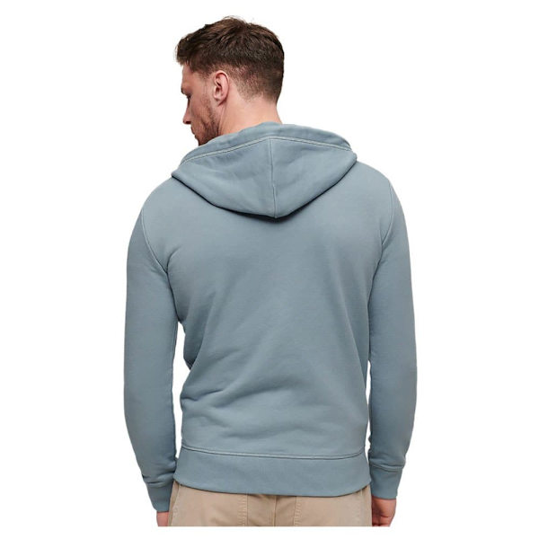 Superdry Sweatshirt Med Fuld Lynlås Essential Logo Ub Blå 3XL Mand