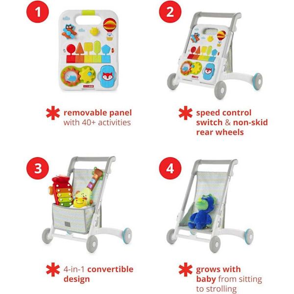 Skip Hop Väx Med E&m 4 I 1 Aktivitet Rollator Durchsichtig