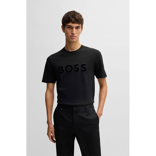 Boss C-thompson 60 10236129 T-shirt Med Korte ærmer Sort L Mand