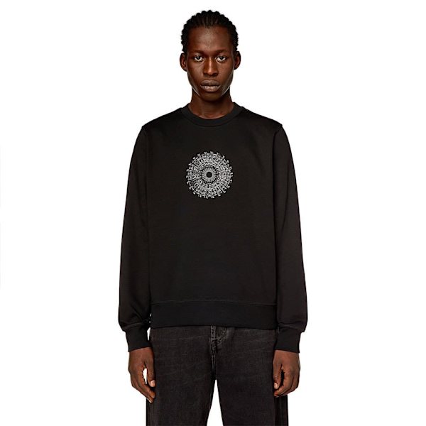 Diesel Sweatshirt Ginn K41 Sort L Mand