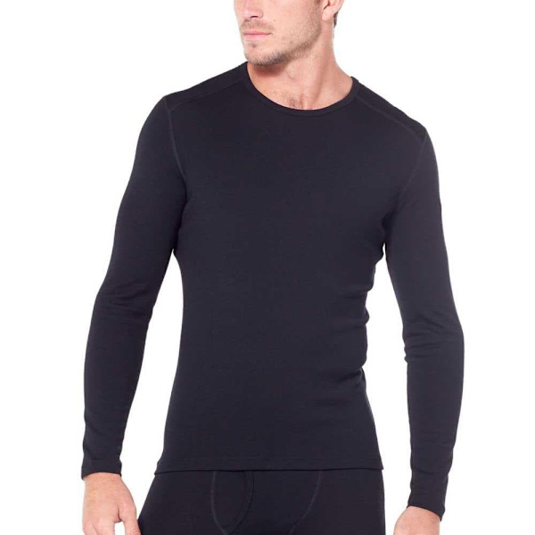Icebreaker Baselag 260 Tech Merino Sort L Mand