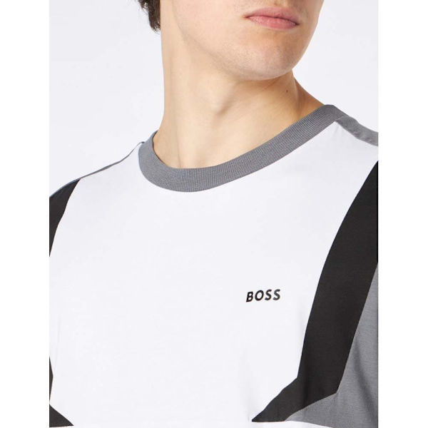 Boss 5 10203986 T-shirt Med Korta ärmar Vit M Man