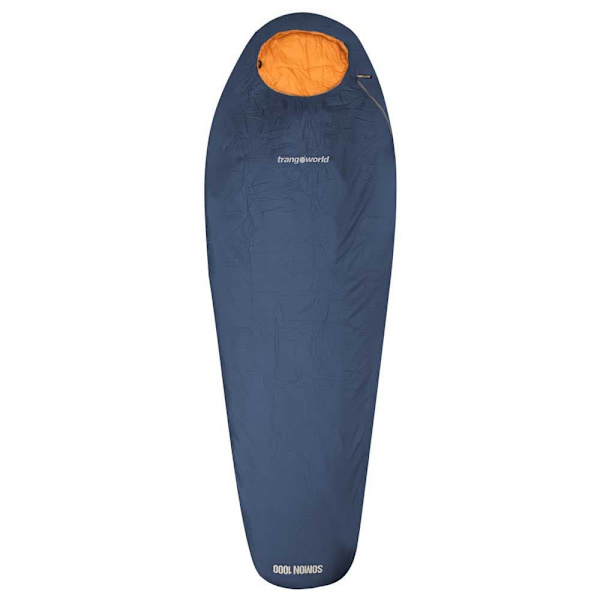 Trangoworld Sovsäck Somon 1000 Blå One Size / Right Zipper