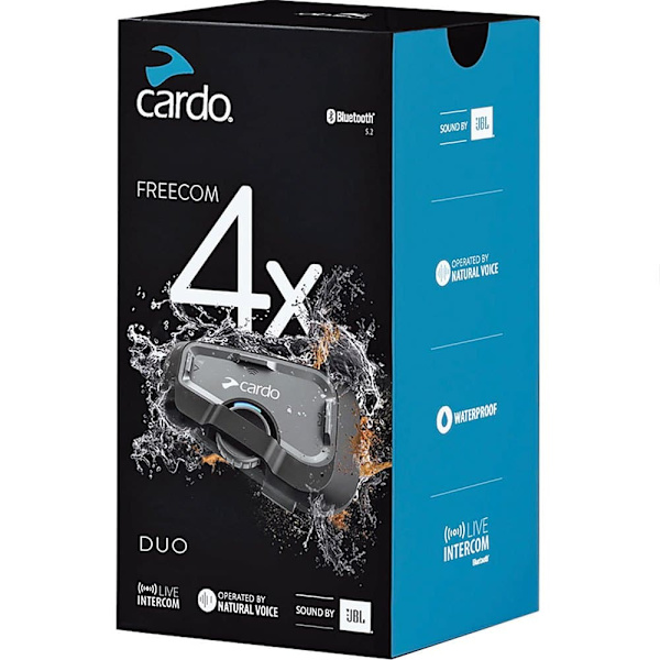 Cardo Sisäpuhelin Freecom 4x 2 Yksiköt Musta musta