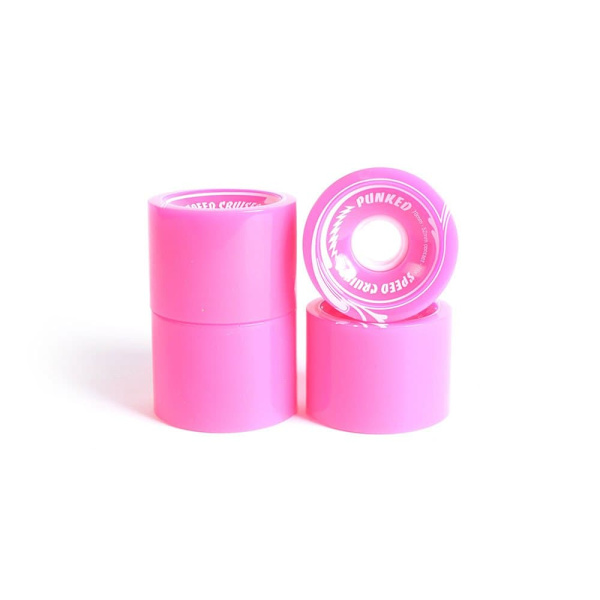 Yocaher Skateboard Hjul Long Rosa 70 x 52 mm