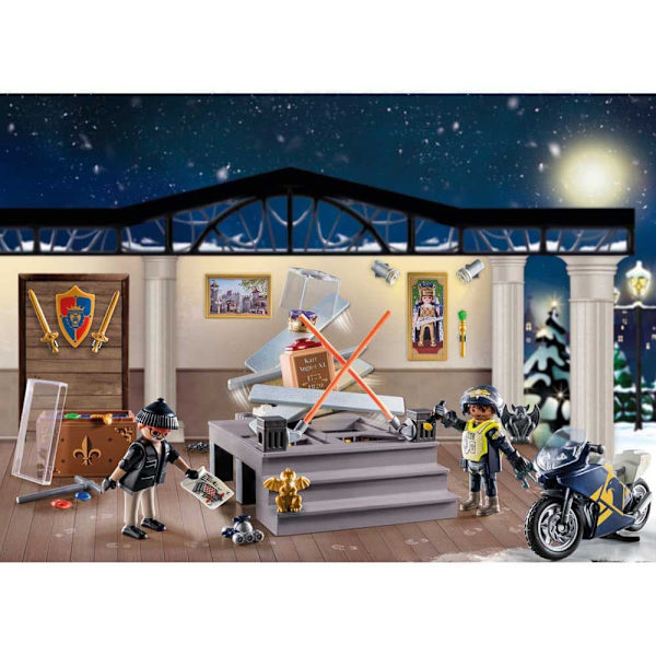 Playmobil Adventskalender Stöld I Museet Byggspel Silver