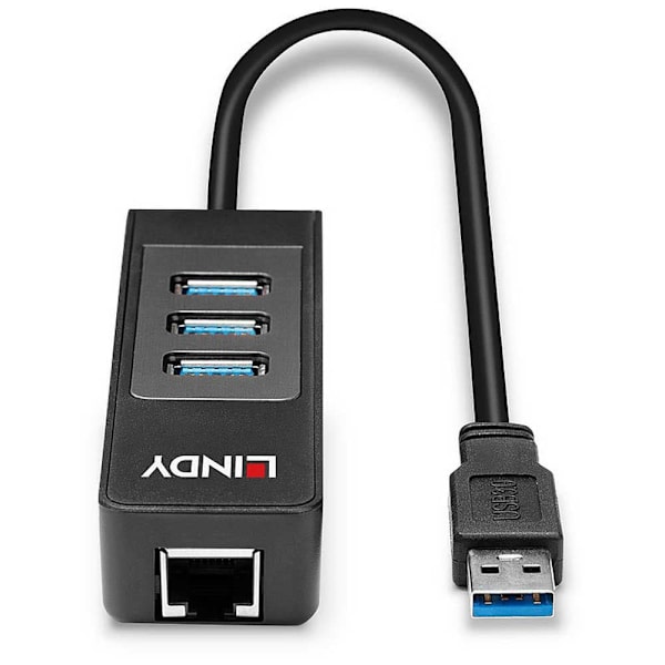 Lindy Til Ethernet-adapter Usb 3.0 Sort