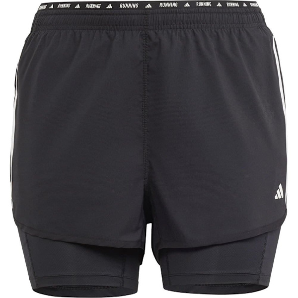 Adidas Own The Run Excite 3 Stripes 2 In 1 -shortsit  3X Nainen