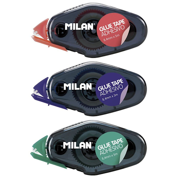 Milan Display Box 24 Mm X 5 M Lim Tejp 8.4 Mm X 5 M Durchsichtig