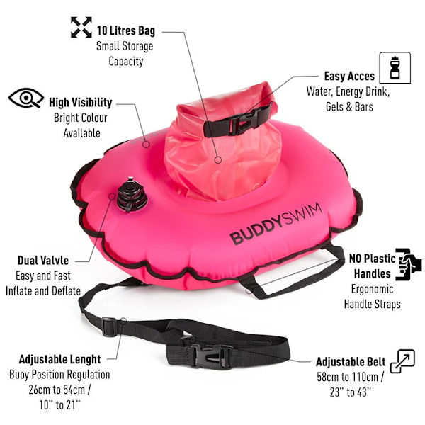 Buddyswim Boj Hydrastation Rosa
