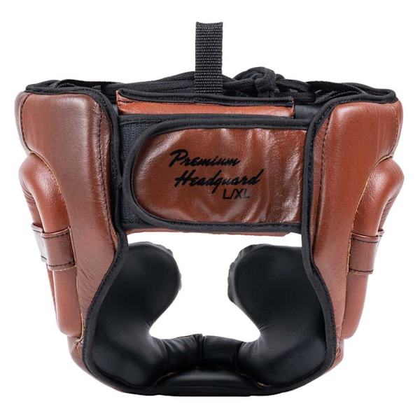 Benlee Huvudskydd I Läder Premium Headguard Brun S-M