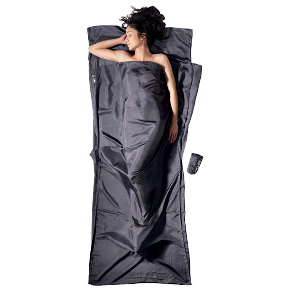 Cocoon Hyönteisten Vastainen Peitto Silk Shield Travel Harmaa 210 x 86 cm