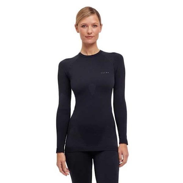 Falke Langærmet Baselayer Sort M Kvinde