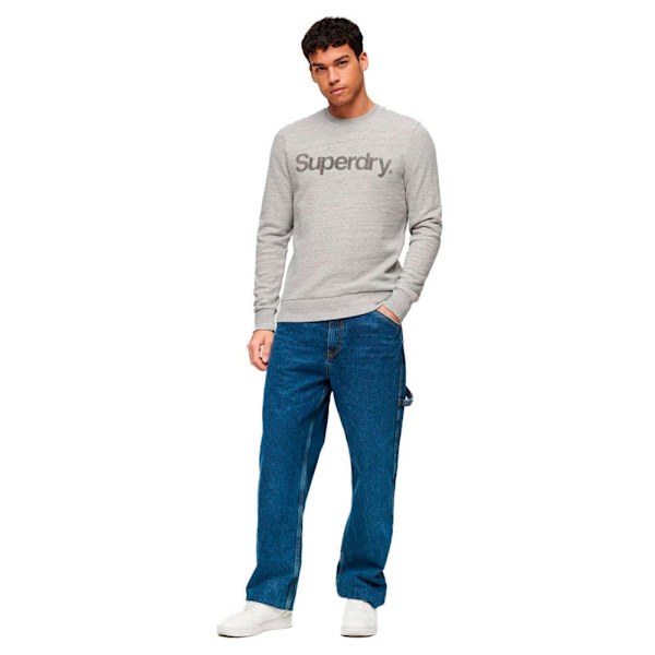 Superdry Core Logo City Loose Tröja Grå 2XL Man