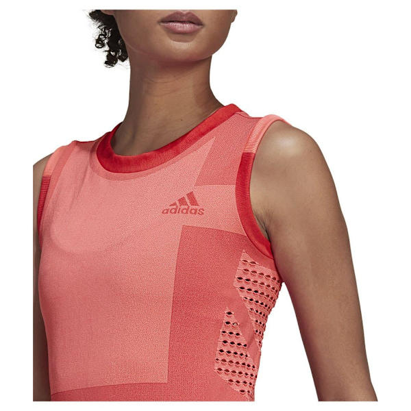 Adidas Hihaton T-paita Premium Punainen M Nainen