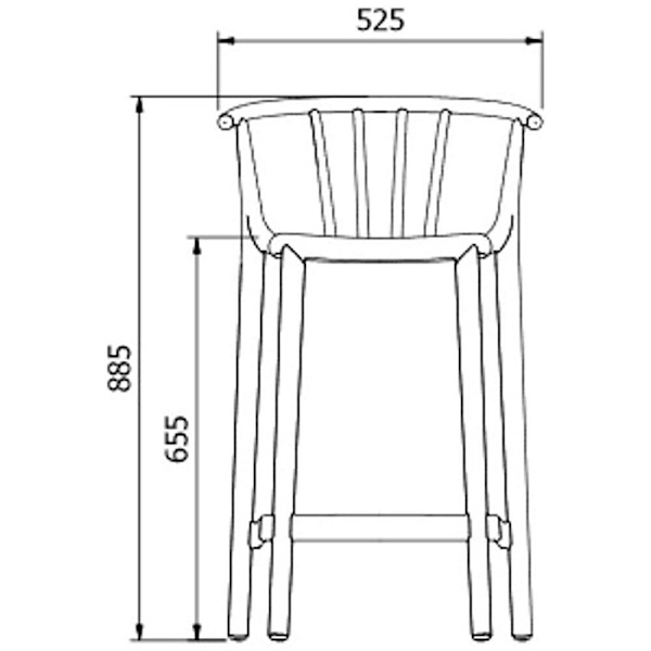 Resol Medium Pall Woody Svart