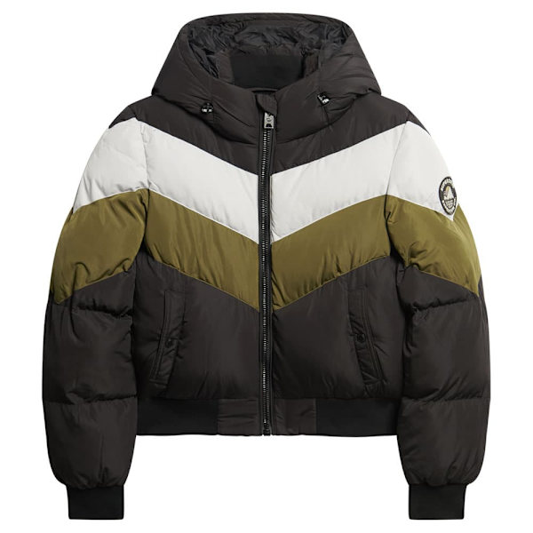 Superdry Everest Retro Bomberjakke Sort XS Kvinde