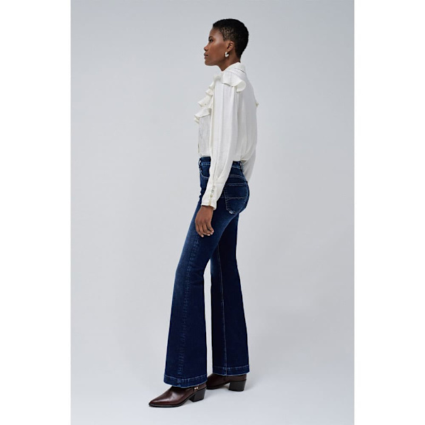Salsa Jeans Faith Flare Premium Jeans Blå 29 / 34 Kvinde