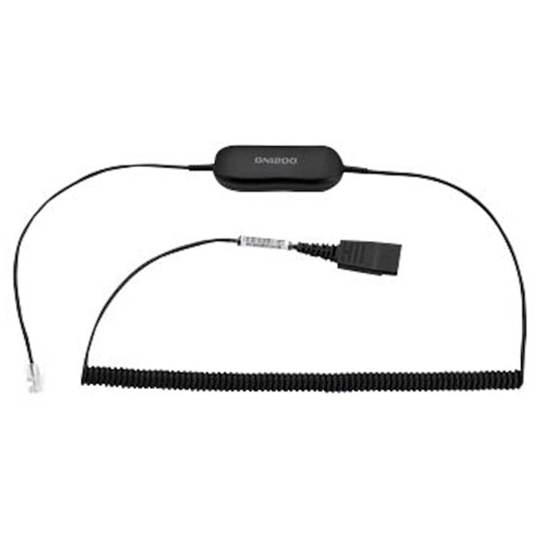 Jabra Gn1218 Ac 2 M Hörlurssladd Svart One Size / EU Plug
