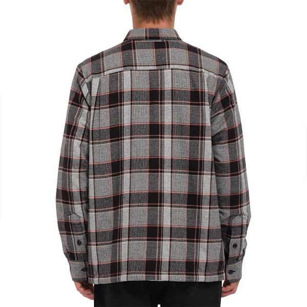 Volcom Brickstone Lined Skjorte Med Lange ærmer Brun XS Mand