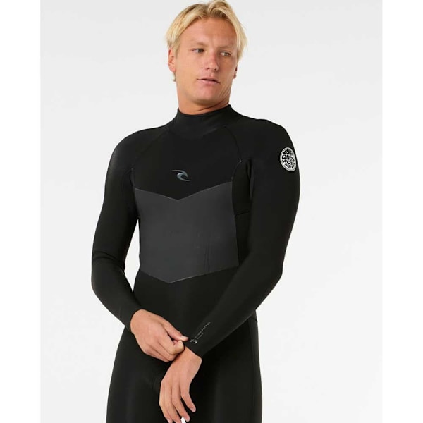 Rip Curl D/patrol 4/3 Mm Gb Stmr Langærmet Neopren-dragt Med Lynlås På Ryggen  XL