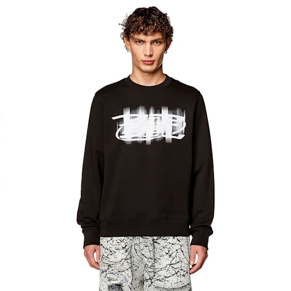 Diesel Ginn N Sweatshirt Sort L Mand