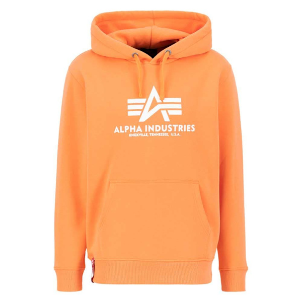 Alpha Industries Basic Hættetrøje Orange S Mand