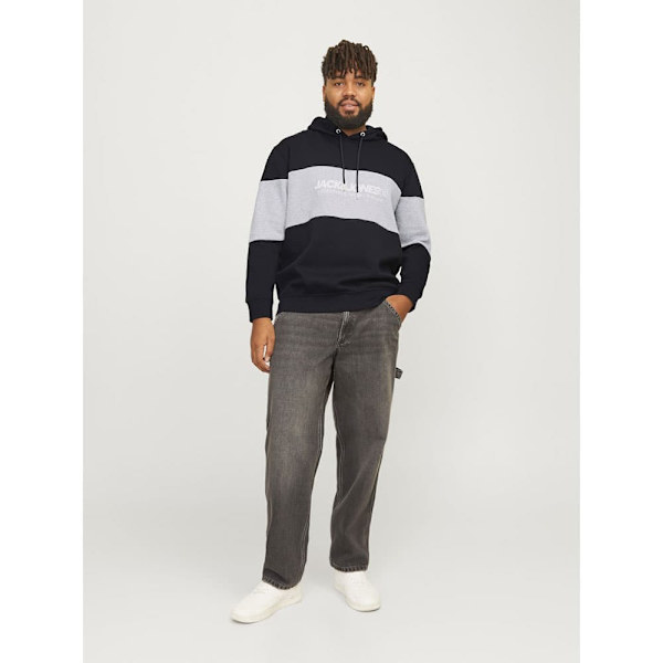 Jack & Jones Legacy Blocking Plus Huvtröja Svart 4XL Man