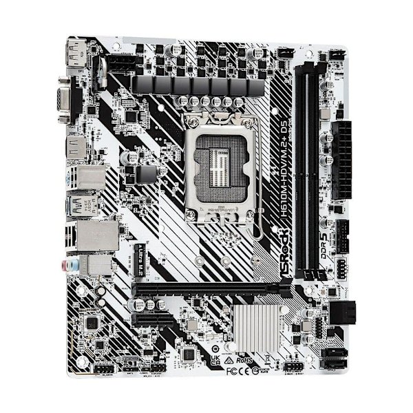 Asrock H610m-hdv/m.2+ D5 Bundkort