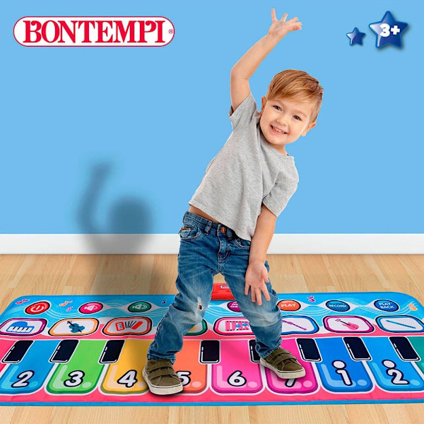 Bontempi Interaktiv Legemåtte Musical Flerfarvet 3 Years
