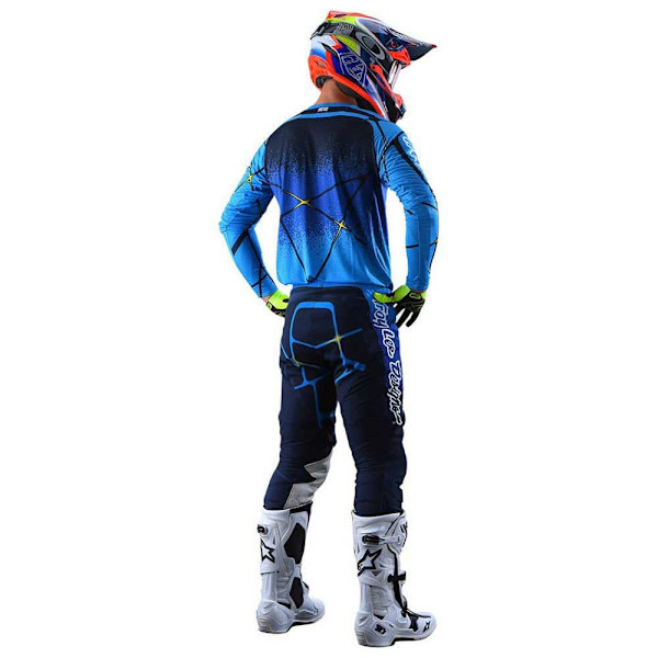 Troy Lee Designs Långärmad T-shirt Se Pro Air Webstar Blå M Man