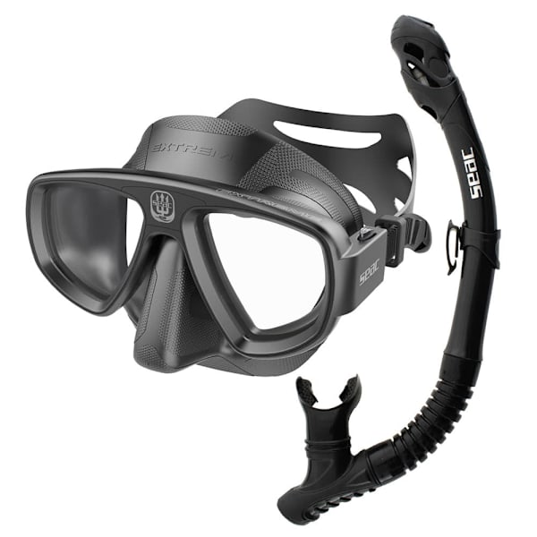 Seacsub Extreme Dry Bis Snorkelsæt Sort