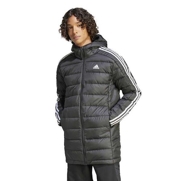 Adidas Stripes Ldh Pa-jacka Essentials 3 Grå XS Man