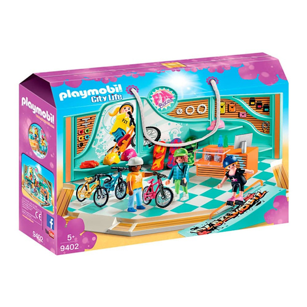 Playmobil Og Cykelbutik Skate Flerfarvet