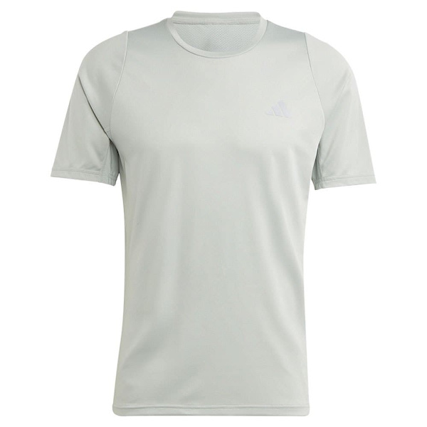 Adidas Kortærmet T-shirt Run Icons 3 Stripes Grå L Mand