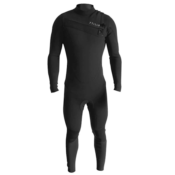 Gyroll Langærmet Jakkesæt Med Lynlås Steamer 3/2 Mm Sort XL