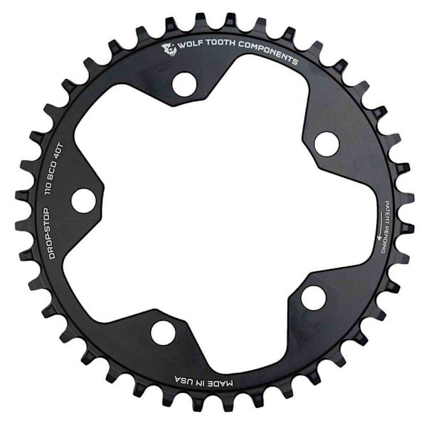 Wolf Tooth 5b 110 Bcd Kædehjul Sort 48t