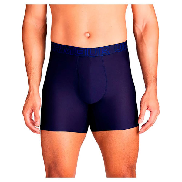 Under Armour Performance Tech Mesh 6´´ Boxers 3 Enheter Blå L Man