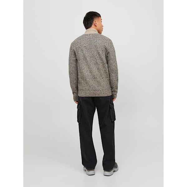 Jack & Jones Sweater Med Halv Lynlås Space Grå S Mand