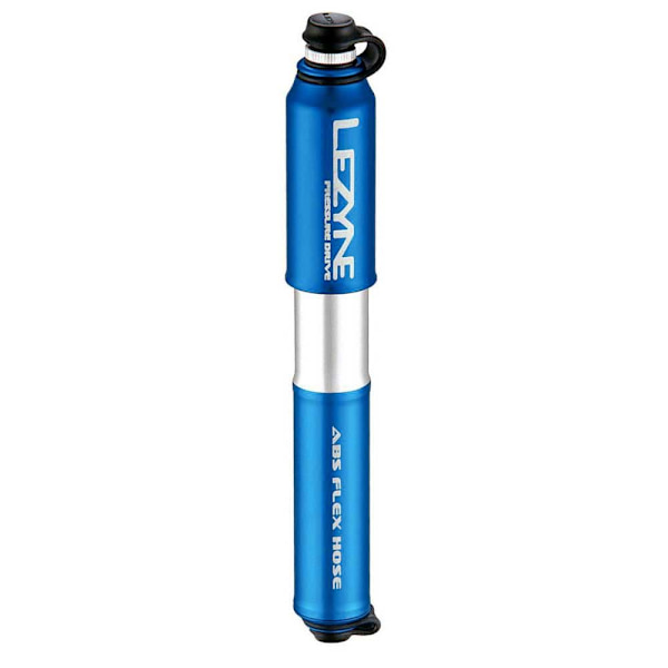 Lezyne Minipump Pressure Drive-s Full Cnc Machined 120 Psi 170 Mm Long Blå 170 mm / 120 Psi