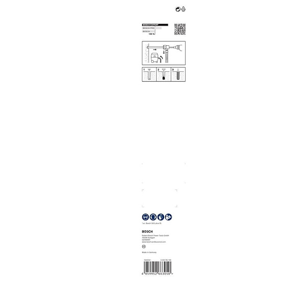Bosch Professional Hammarborr I Armerad Betong Med Dammsugning Sds Clean Plus-8x 16x400x550 Mm Silver