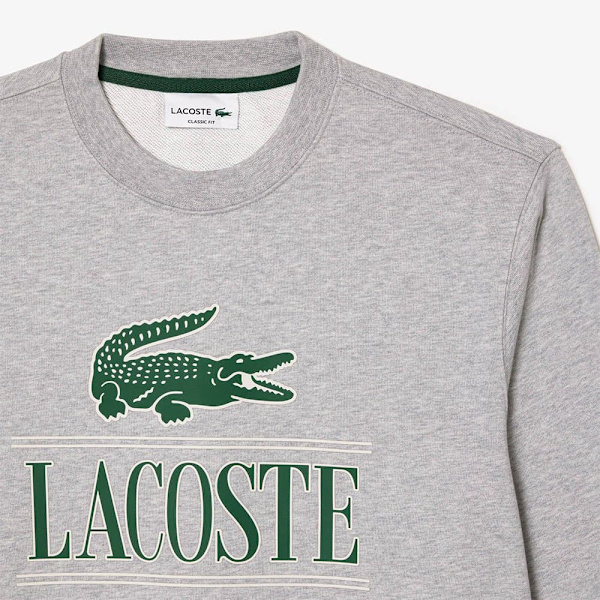 Lacoste Sweatshirt Sh1228 Grå L Mand